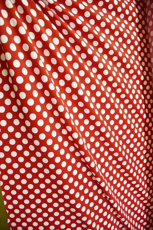 Starlette Bralette in Red & White Polka Dot - 5