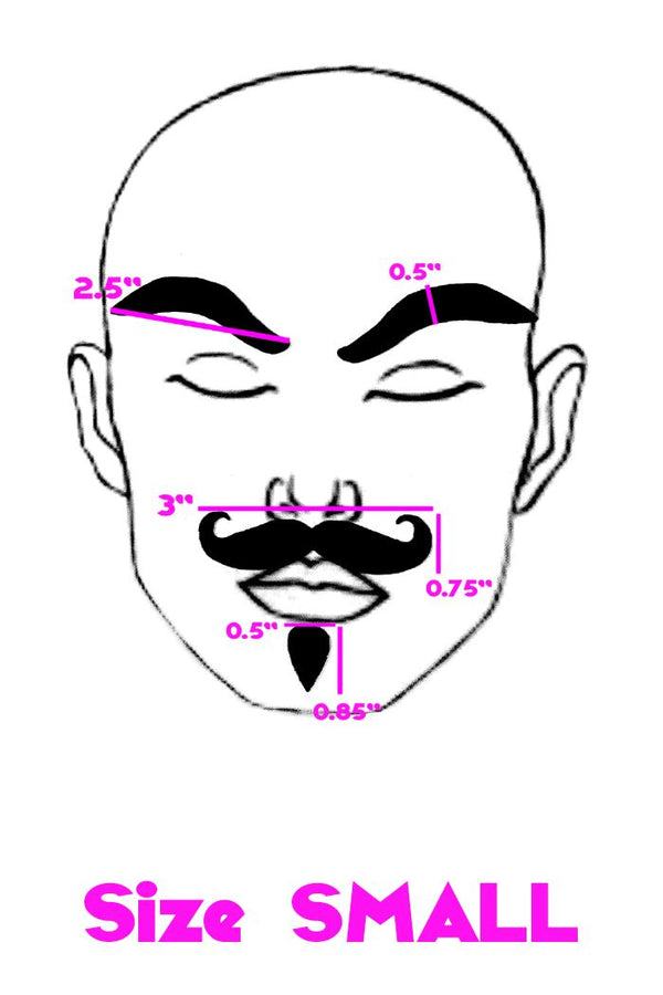 Purple "Dapper" Facial Fashion Kit - 2