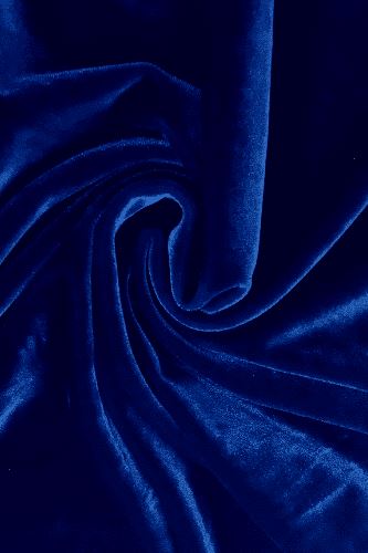 Sapphire Blue Velvet Chaps Outfit - 8