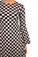 A - Line Black & White Mod Dress - Coquetry Clothing