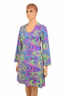 A - Line Glow Worm Dress - Coquetry Clothing