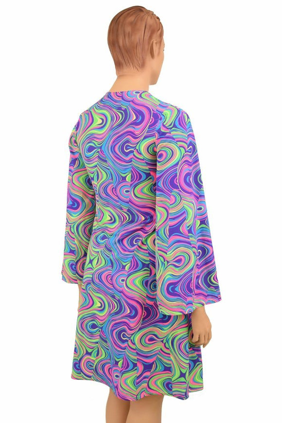 A - Line Glow Worm Dress - Coquetry Clothing