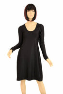 A - Line Little Black Dress - Coquetry Clothing