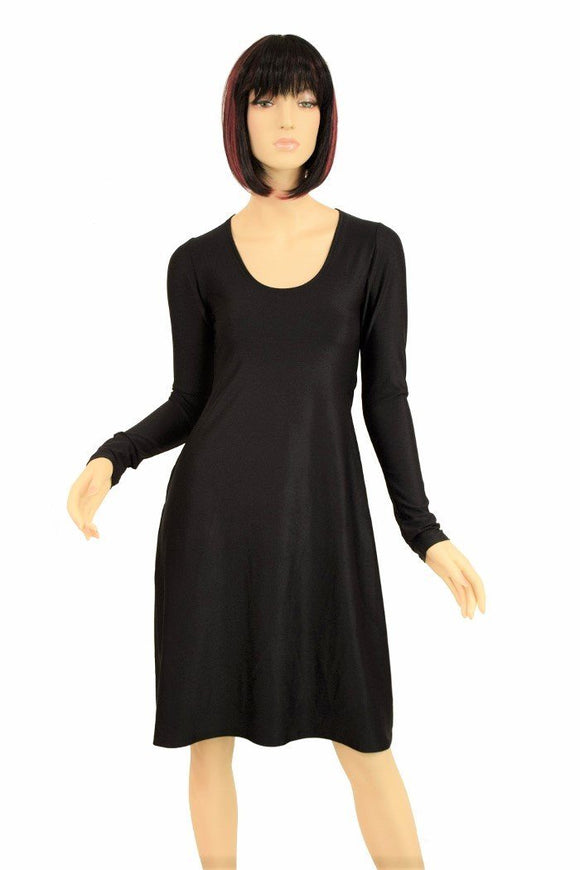 A - Line Little Black Dress - Coquetry Clothing
