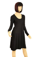 A - Line Little Black Dress - Coquetry Clothing