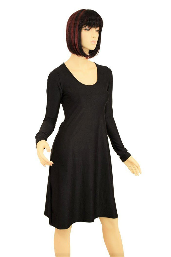 A - Line Little Black Dress - Coquetry Clothing