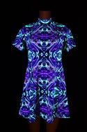 A-Line Neon Melt Dress - 7