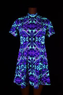 A - Line Neon Melt Dress - Coquetry Clothing