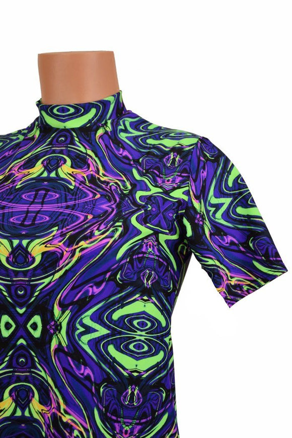 A - Line Neon Melt Dress - Coquetry Clothing