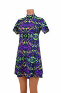 A-Line Neon Melt Dress - 5