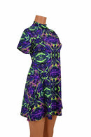 A - Line Neon Melt Dress - Coquetry Clothing