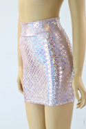 Pink Bodycon Mermaid Skirt - 1