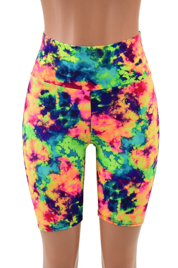 Acid Splash Bike Shorts - Coquetry Clothing