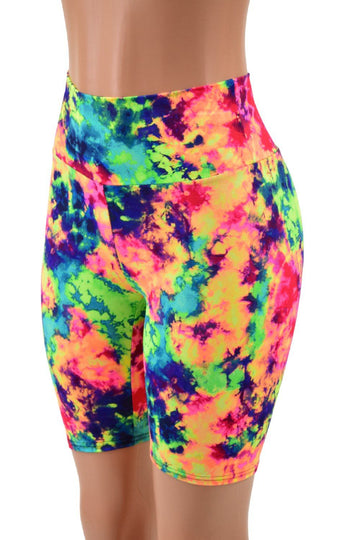 Acid Splash Bike Shorts - Coquetry Clothing