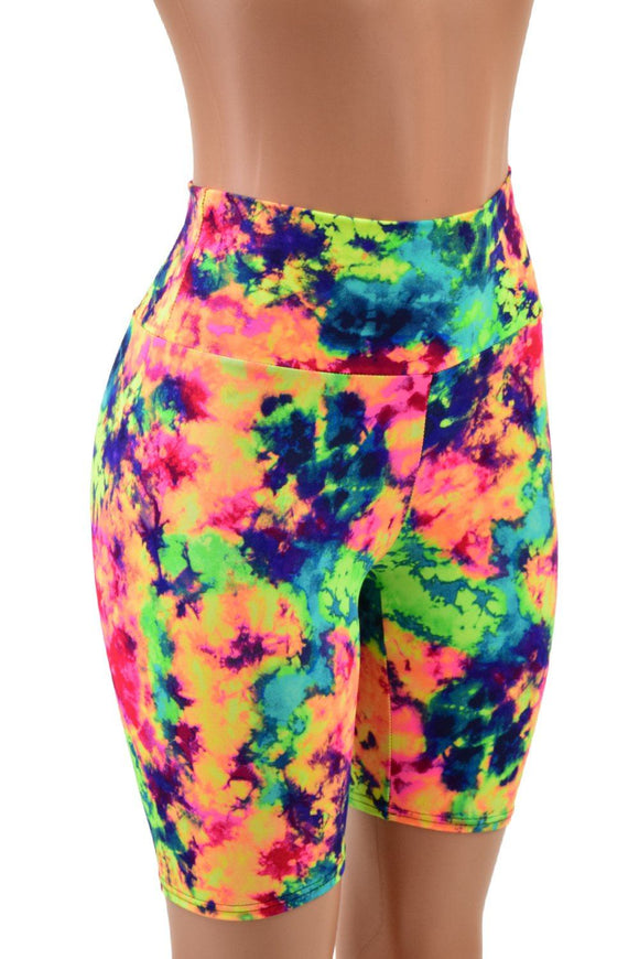 Acid Splash Bike Shorts - Coquetry Clothing