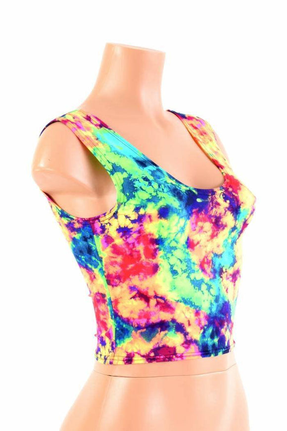 Acid Splash Crop Top - Coquetry Clothing
