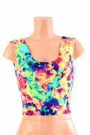 Acid Splash Crop Top - Coquetry Clothing