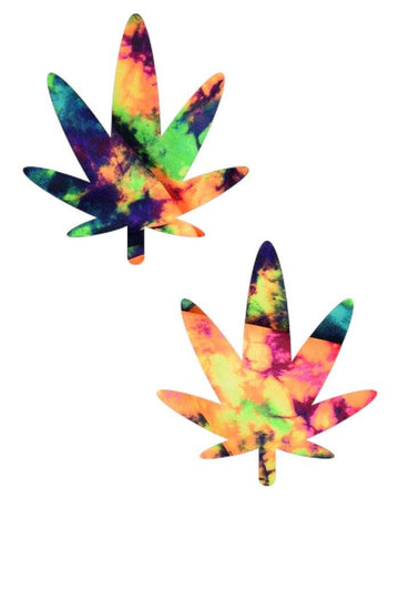 Acid Splash Leaf Pasties - Coquetry Clothing