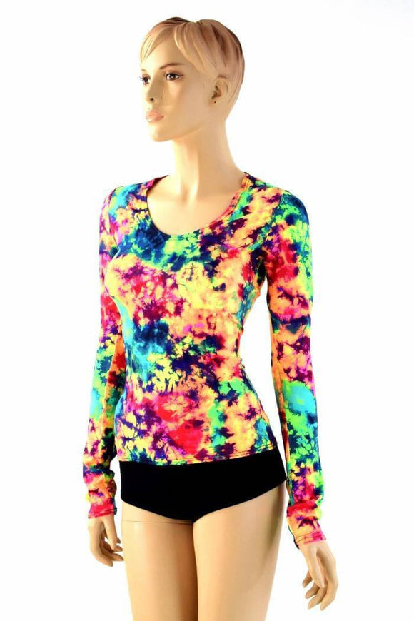 Acid Splash Long Sleeve Top - Coquetry Clothing