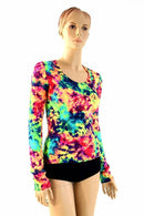 Acid Splash Long Sleeve Top - Coquetry Clothing