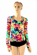 Acid Splash Long Sleeve Top - Coquetry Clothing
