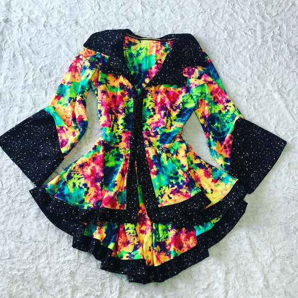 Acid Splash Pirate Coat - Coquetry Clothing