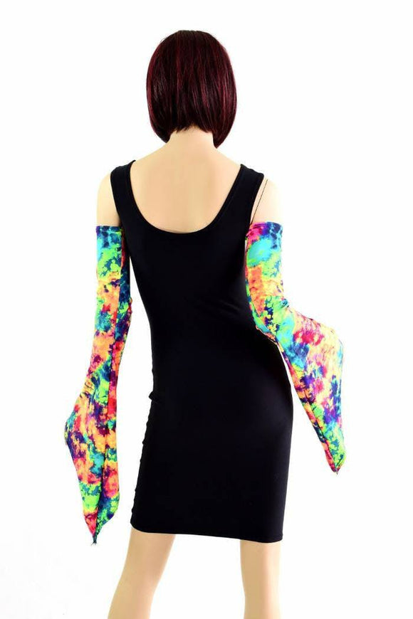 Acid Splash Pixie Arm Warmer Sleeves - Coquetry Clothing