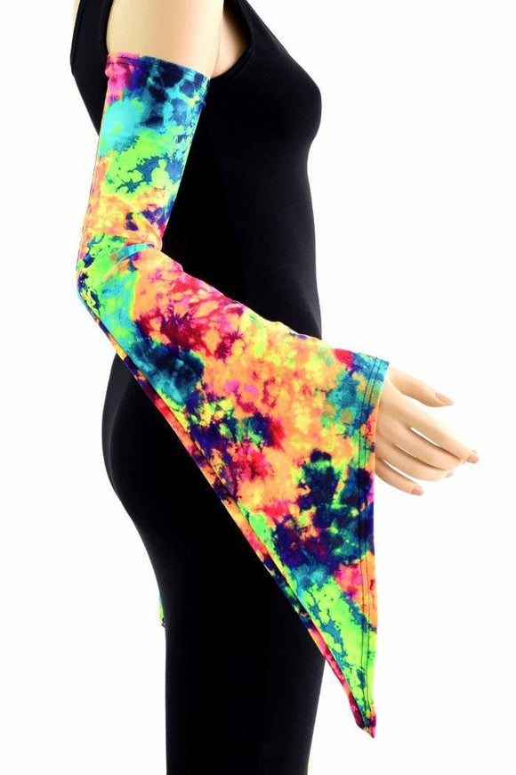 Acid Splash Pixie Arm Warmer Sleeves - Coquetry Clothing