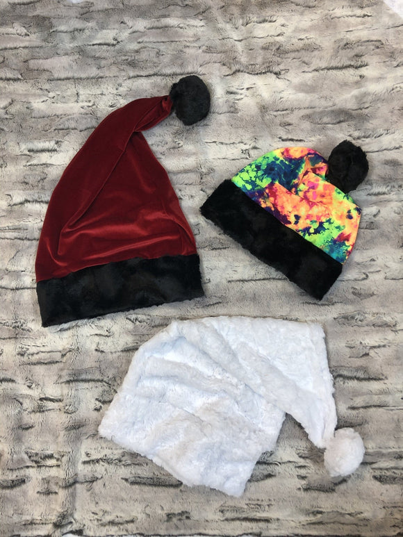 Acid Splash Sabeanie with Minky Trim - Coquetry Clothing