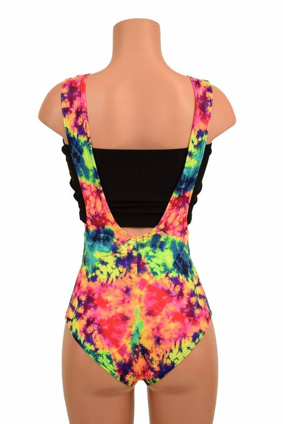 Acid Splash Suspender Romper - Coquetry Clothing
