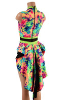 Acid Splash Tuxedo Back Romper - Coquetry Clothing