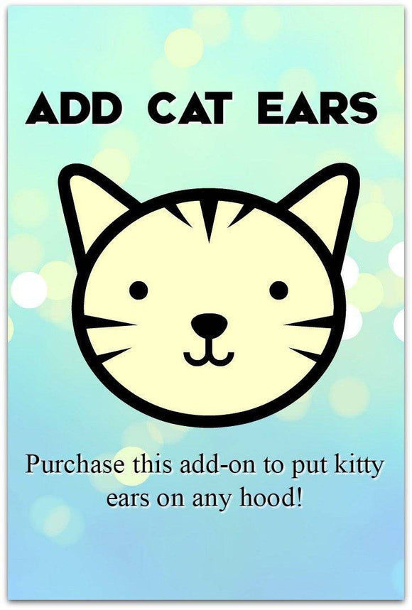 ADD Cat Ears to Any Hood - Coquetry Clothing