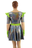 Alien Babe Dress and Fingerless Gloves Set - Coquetry Clothing