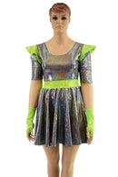 Alien Babe Dress and Fingerless Gloves Set - Coquetry Clothing