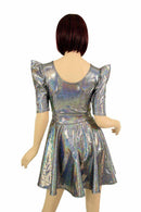Alien Babe Sharp Shoulder Skater Dress - Coquetry Clothing