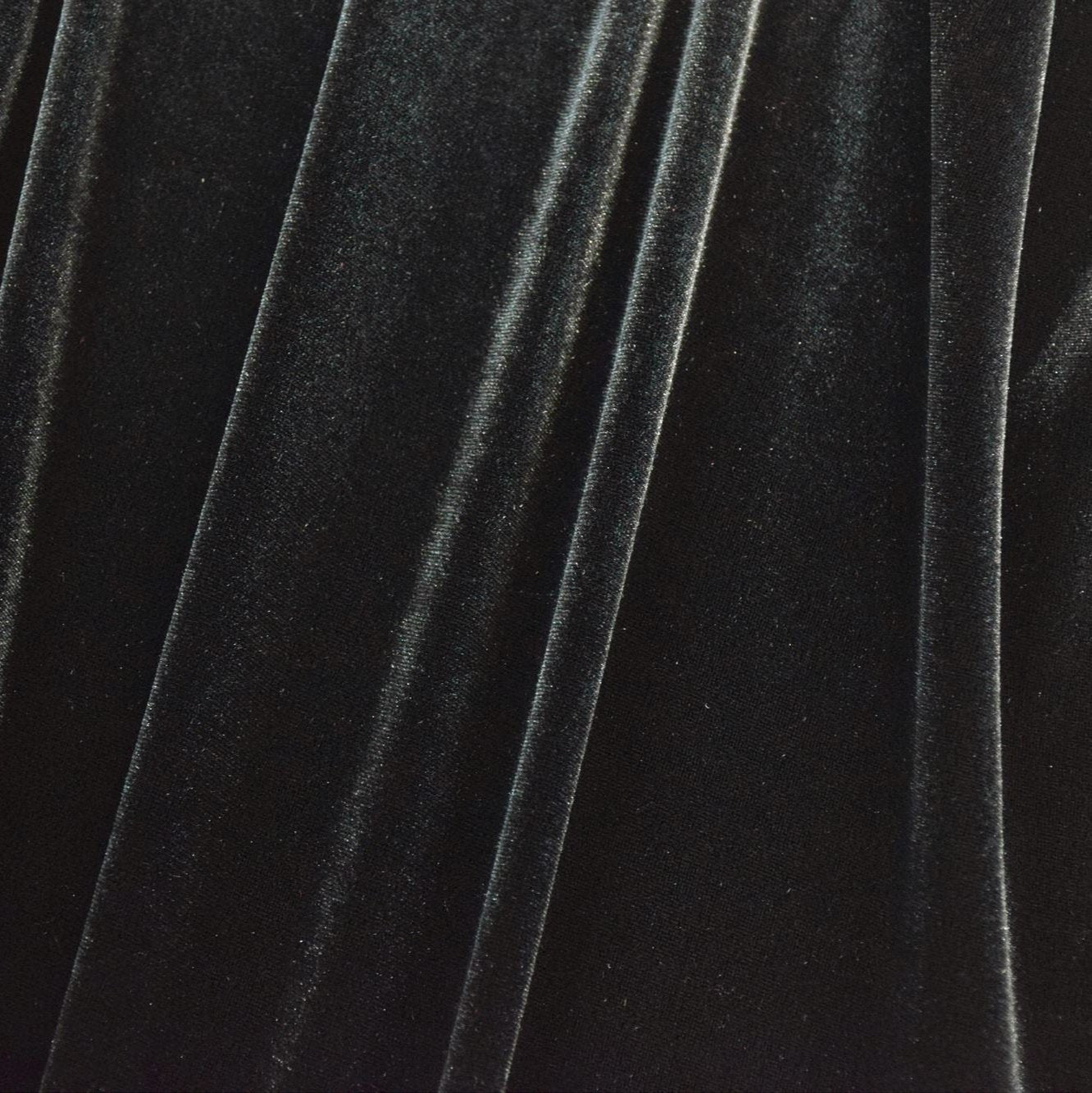 Black Stretch Velvet Fabric | Coquetry Clothing