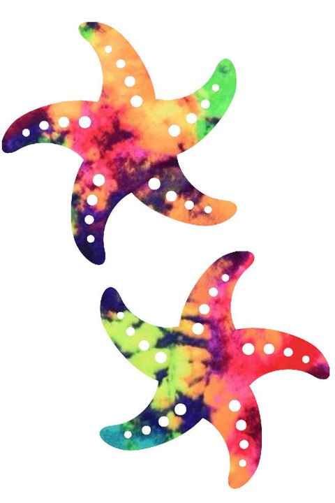 Acid Splash UV Starfish Pasties - Coquetry Clothing
