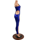 Asymmetrical Catsuit with Cutout and Brazilian Leg - Coquetry Clothing