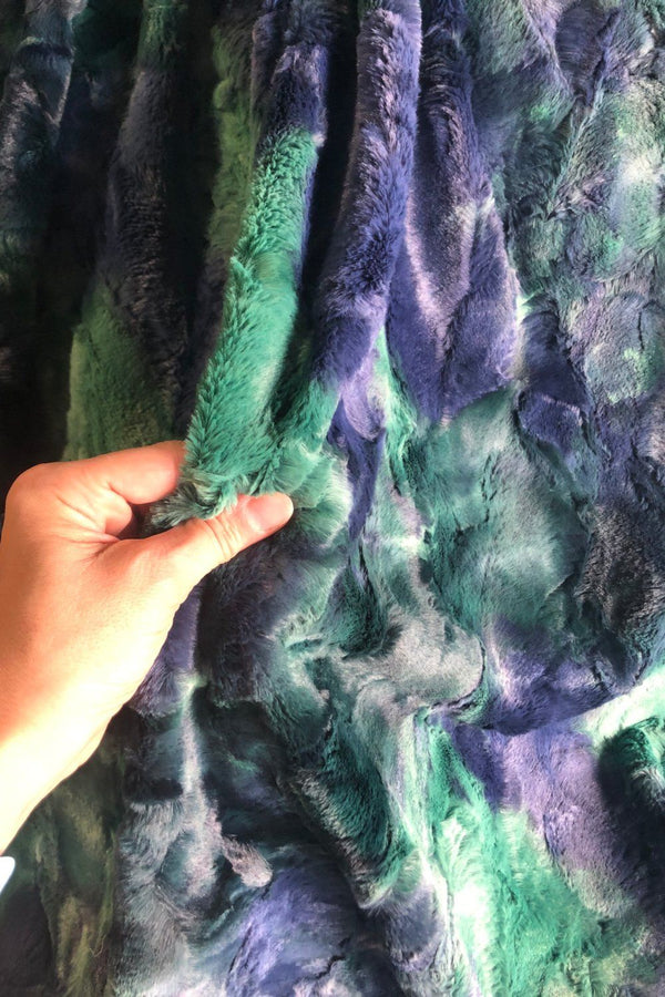 Atlantis Minky Faux Fur Fabric - 2