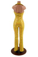 Backless Bootcut Catsuit with Showtime Collar - Coquetry Clothing