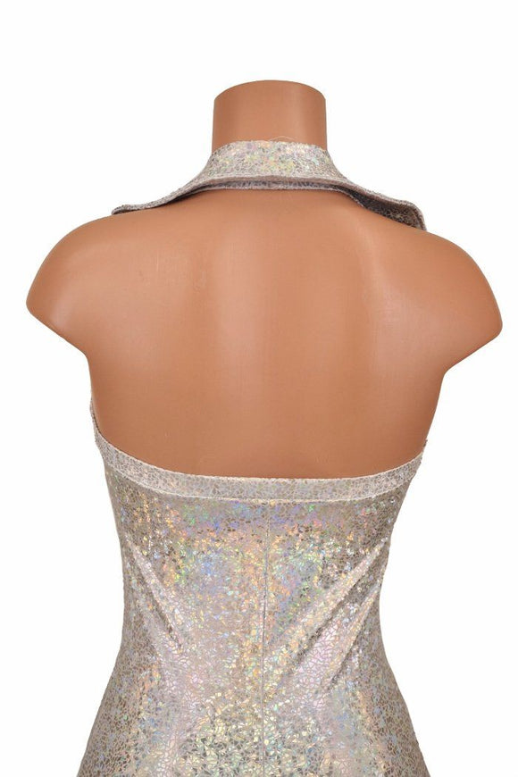 Backless Catsuit with Showtime Collar - Coquetry Clothing