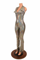 Backless Catsuit with Showtime Collar - Coquetry Clothing
