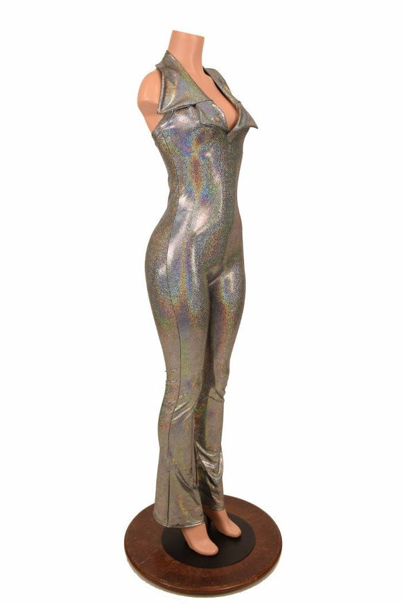 Backless Catsuit with Showtime Collar - Coquetry Clothing
