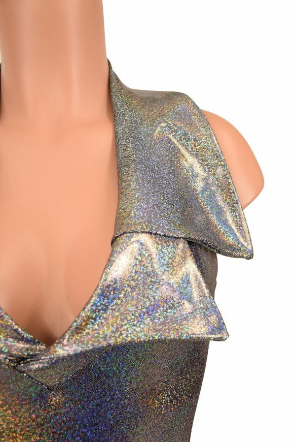 Backless Catsuit with Showtime Collar - Coquetry Clothing