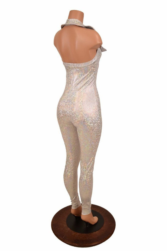 Backless Catsuit with Showtime Collar - Coquetry Clothing