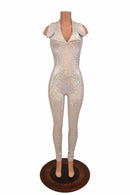 Backless Catsuit with Showtime Collar - Coquetry Clothing