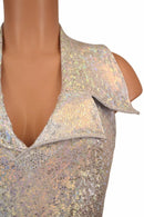 Backless Catsuit with Showtime Collar - Coquetry Clothing