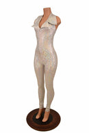 Backless Catsuit with Showtime Collar - Coquetry Clothing