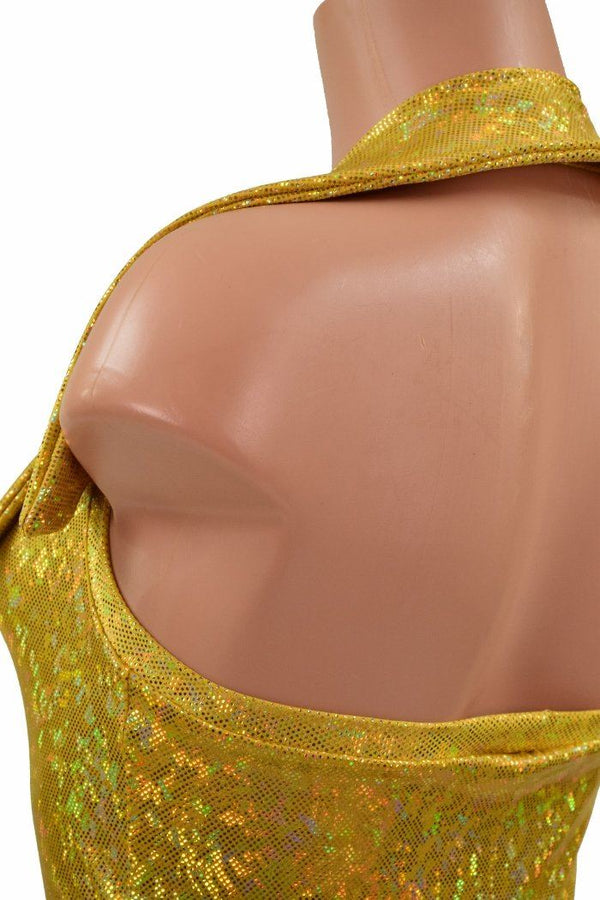 Backless Catsuit with Showtime Collar - 2