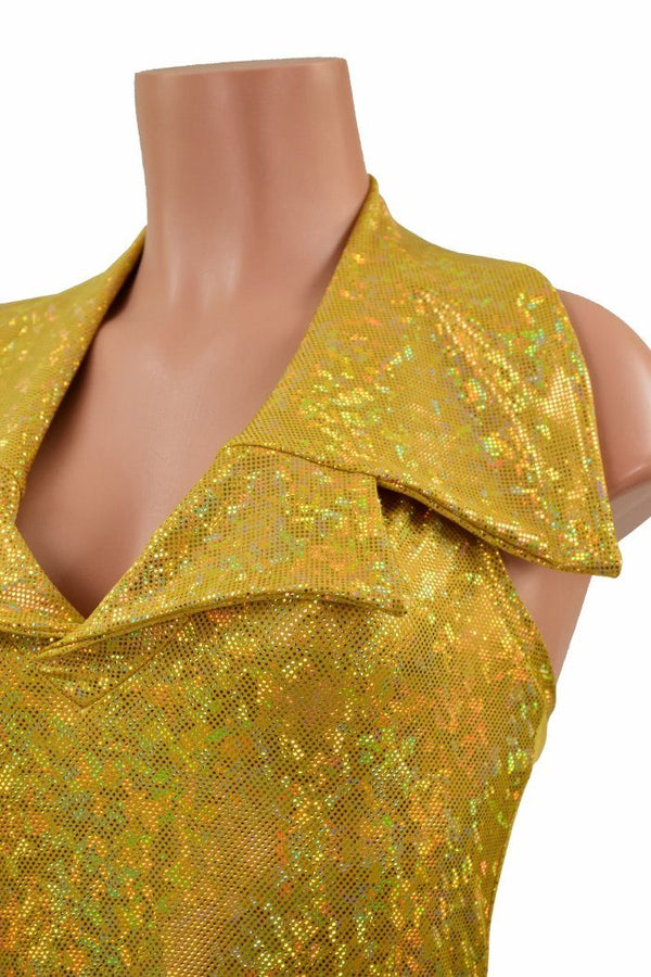 Backless Catsuit with Showtime Collar - 3